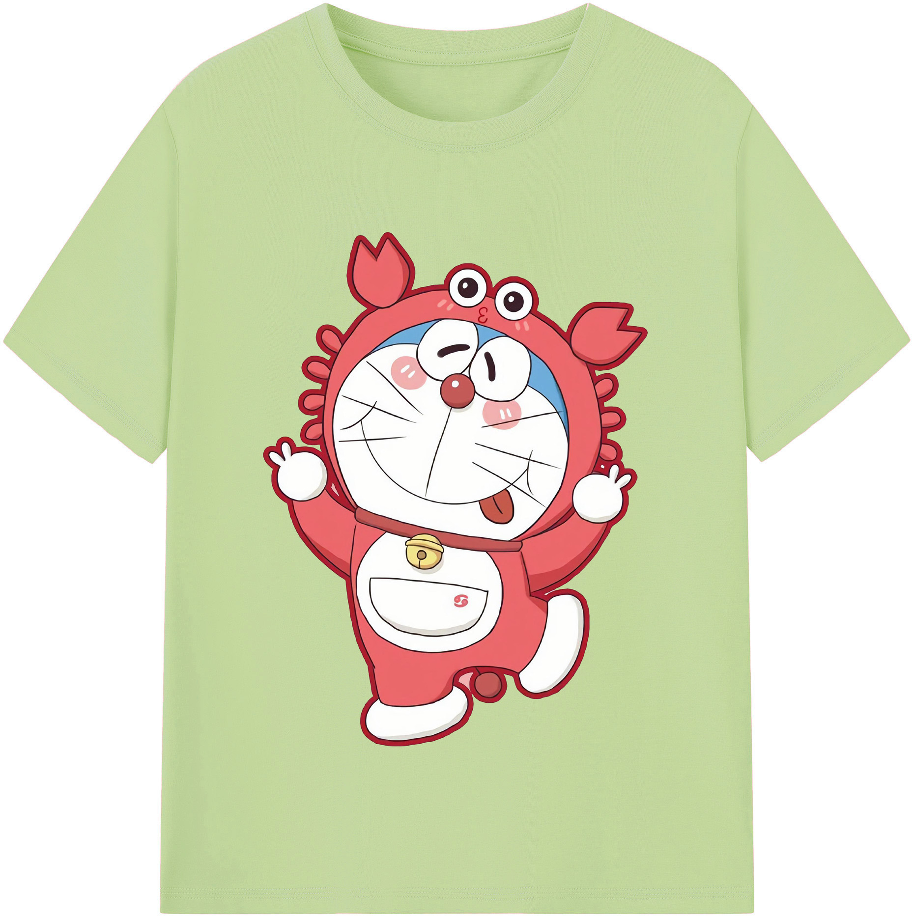 （画像用） ドラえもん Doraemon 綿100％半袖Tシャツ（フロントプリント）